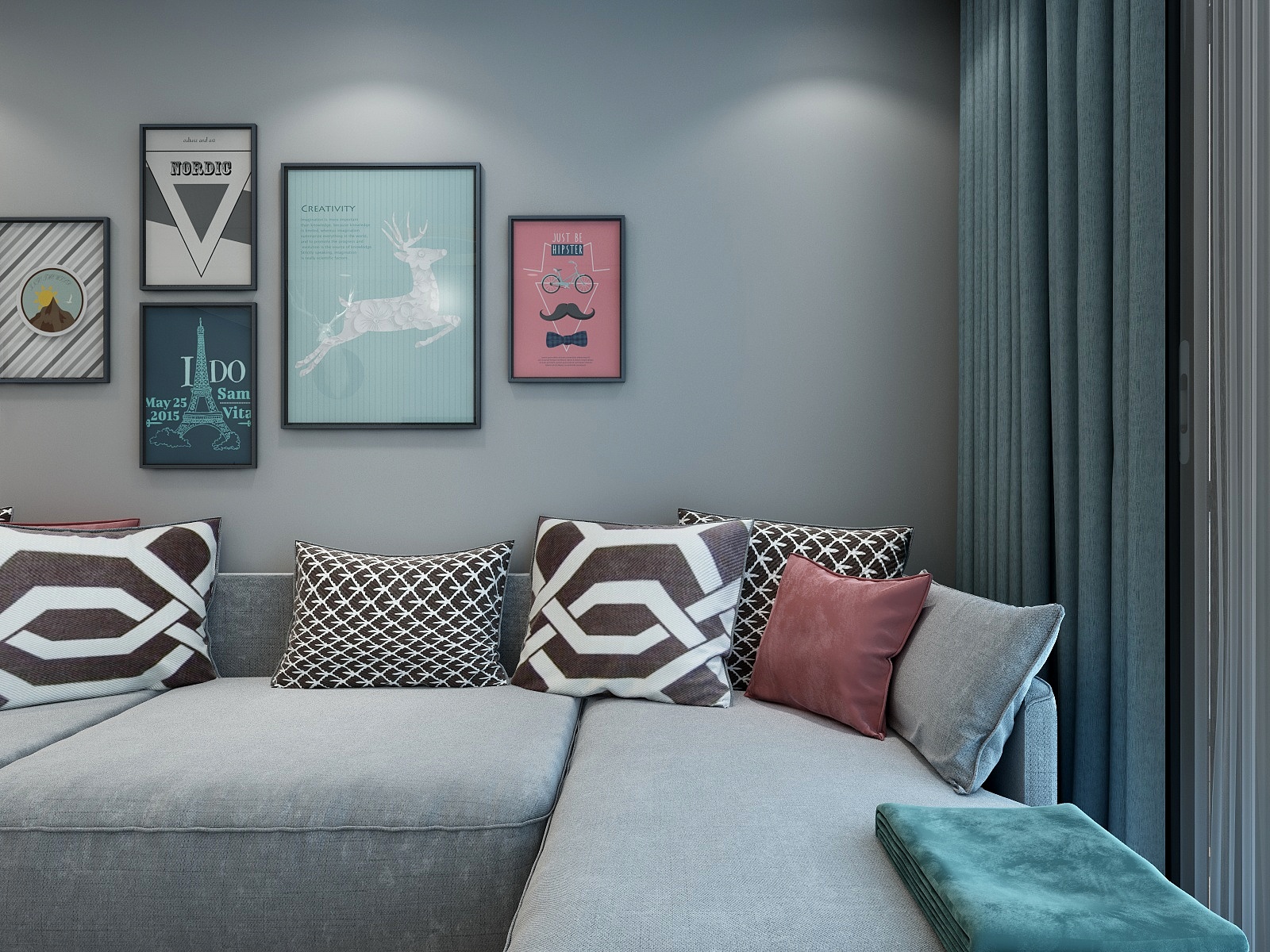 青栀设计-山水华庭95-副本-装修设计方案