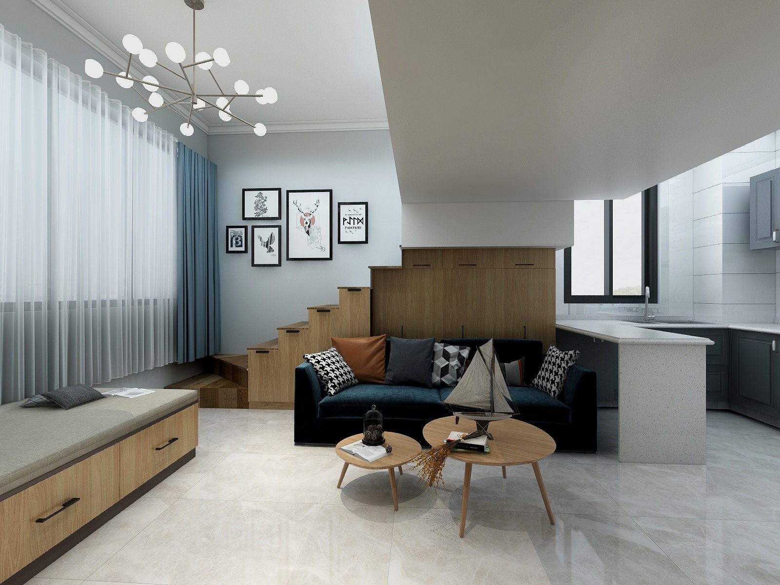 汉纸-复式公寓-装修设计方案