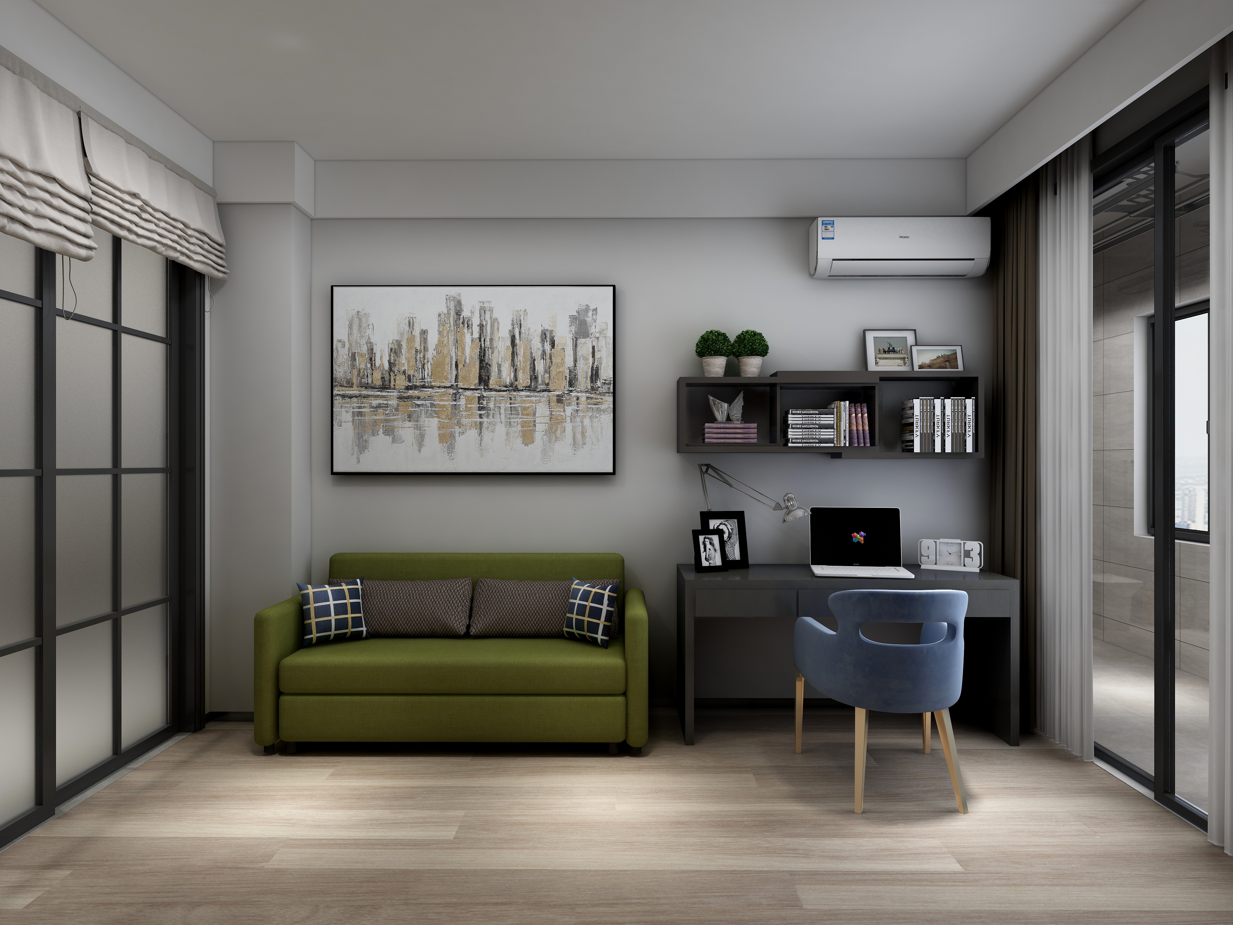 李青越-《深圳大平层》装修效果图