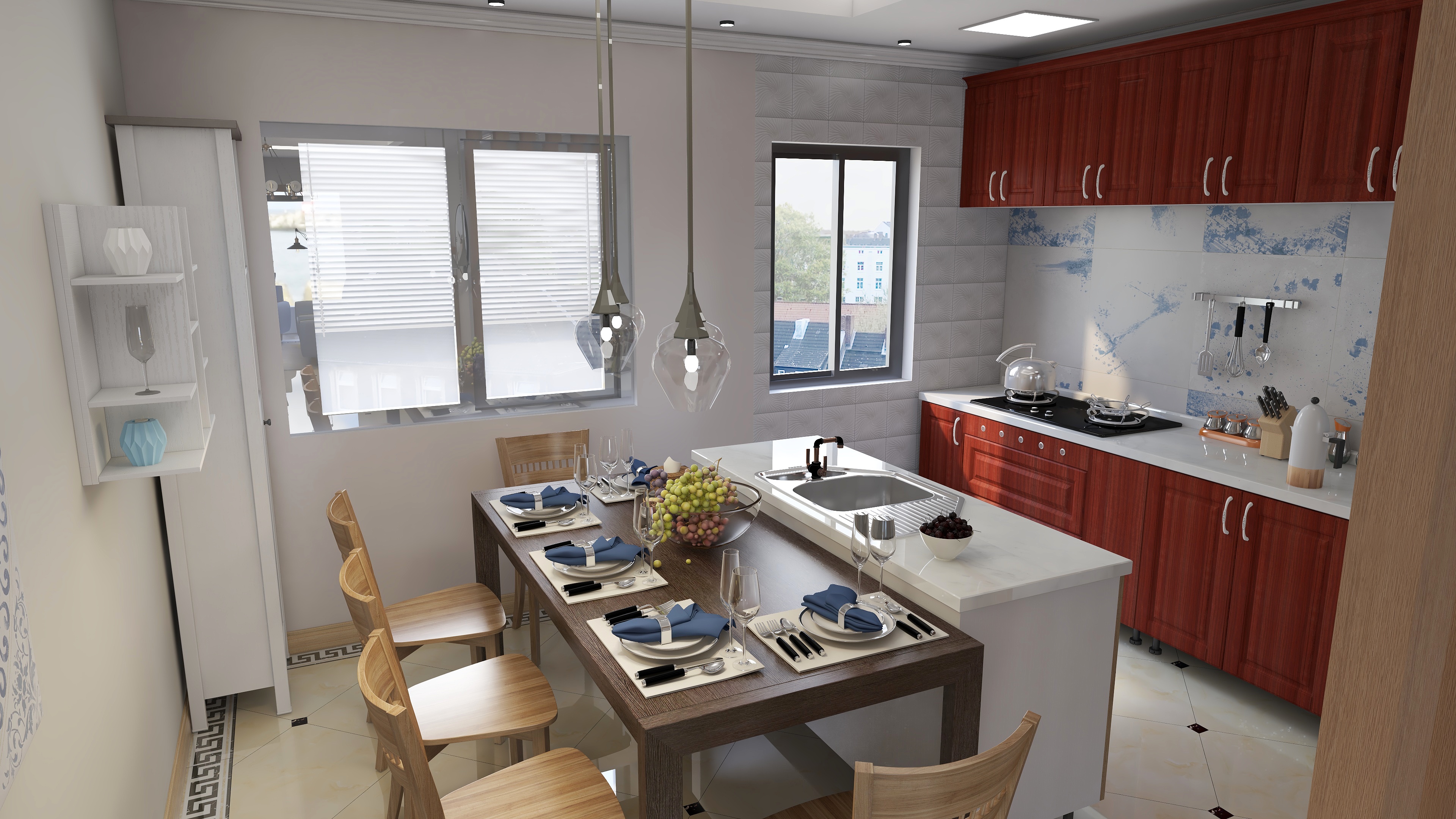 李航天-金域华府简美-李航天-装修设计方案