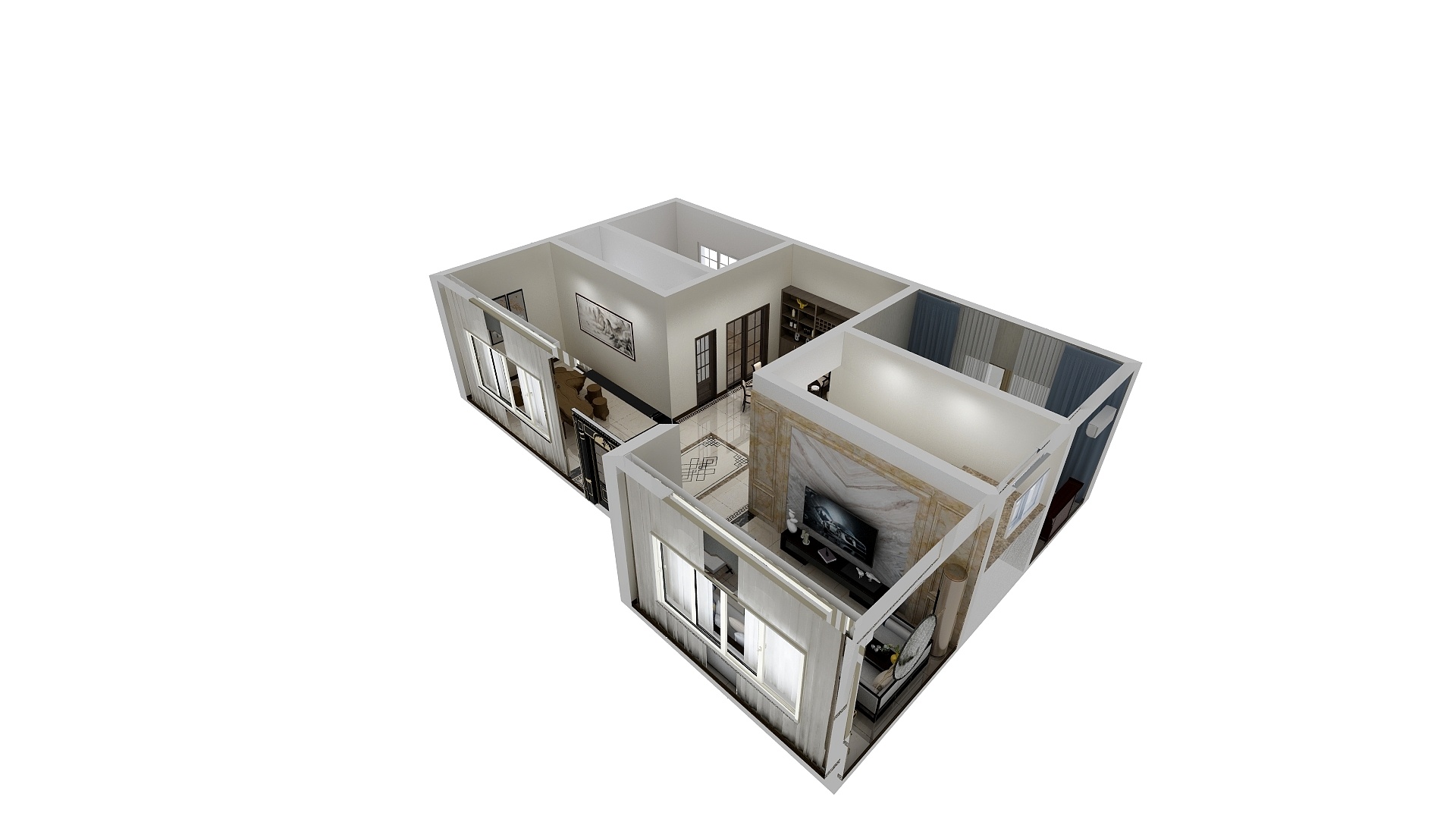 越创装饰杨超-杨总别墅-装修设计方案