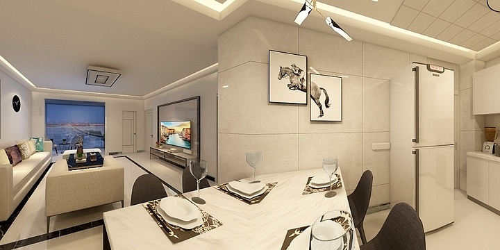 光头小李-84平米小户型-装修设计方案