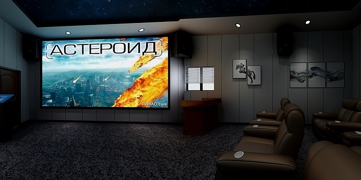 建筑空间人-鄂州影视间-装修设计方案