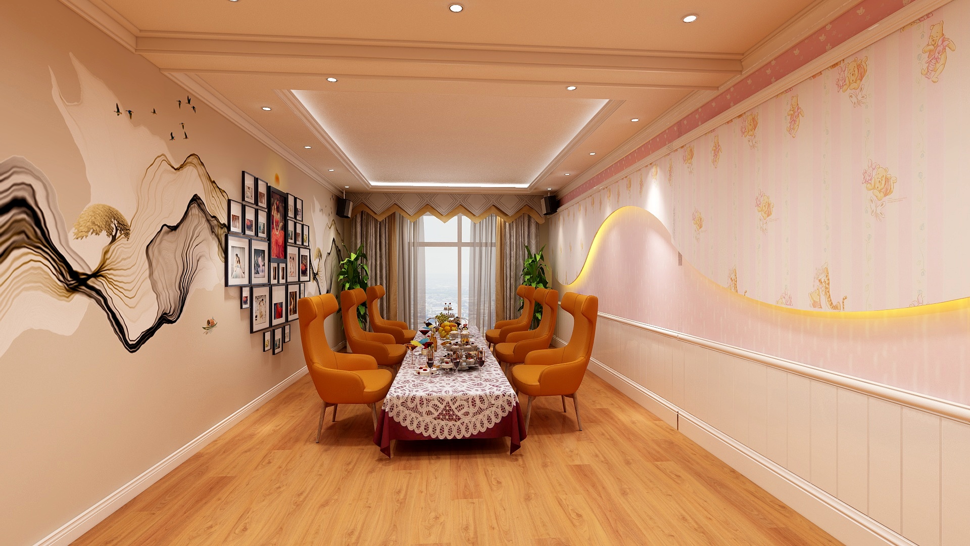 darling红1-多功能室-装修设计方案