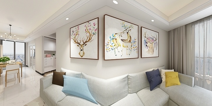 梅子shirley-现代四居室-装修设计方案