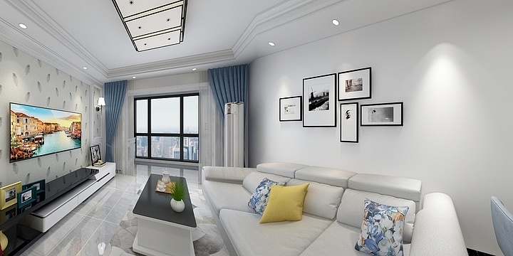 博强装饰设计-瞿锐-森隆满园18#1707-装修设计方案