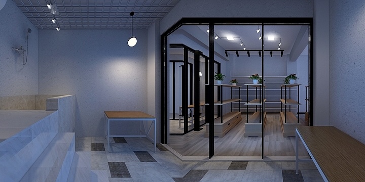 sky一李-宠物店-装修设计方案