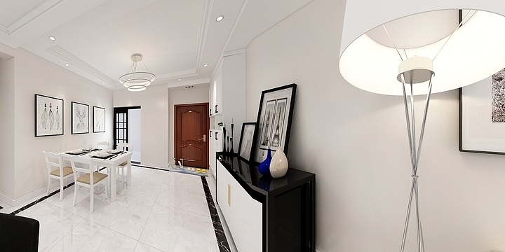 郭良-正黄5期84平面布局图-装修设计方案