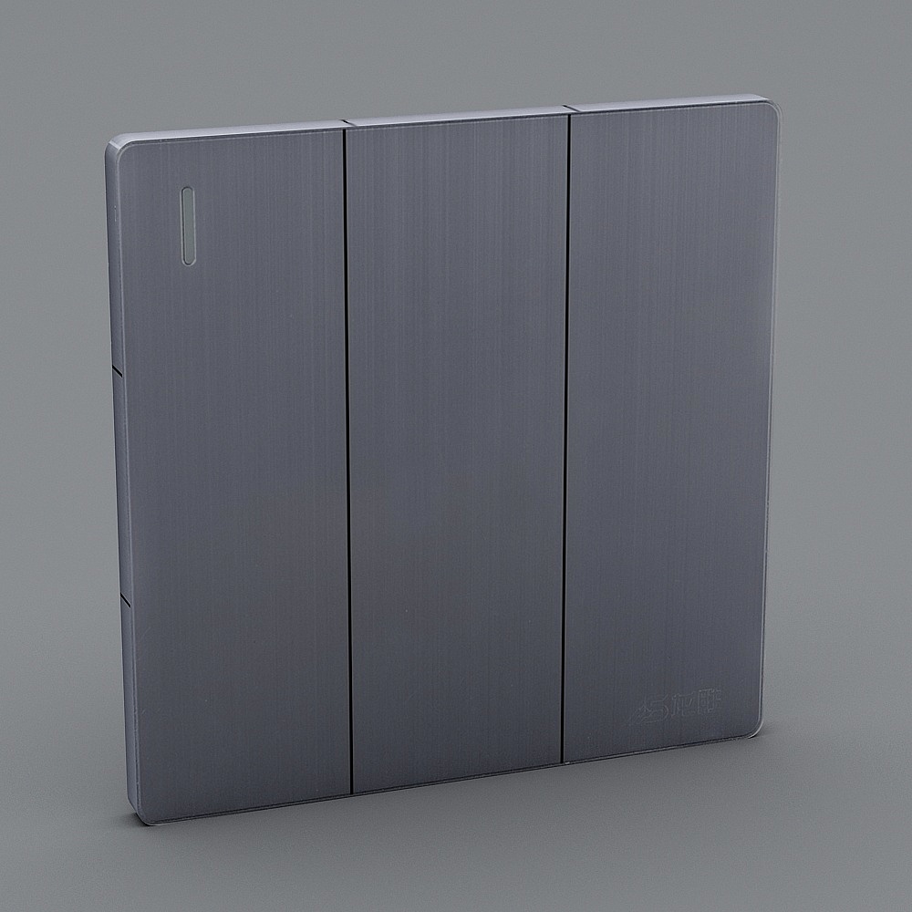 龙胜-E661131-开关3D模型