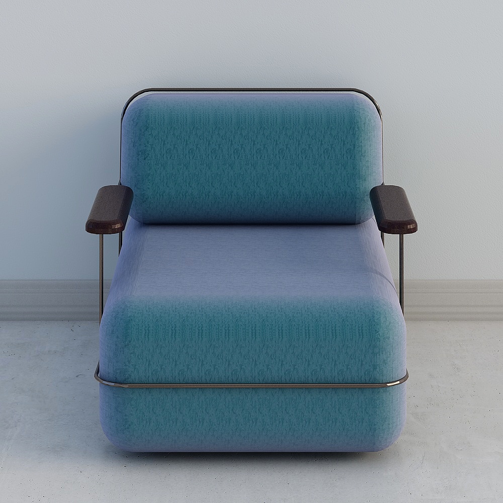 BLA STATION PEBBLE SOFA单人沙发3D模型