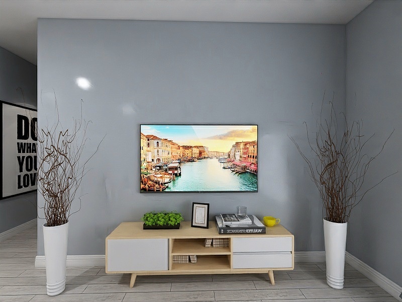 DDD设计-保利香槟花园123.00㎡B户型3室2厅2卫1厨-装修设计方案