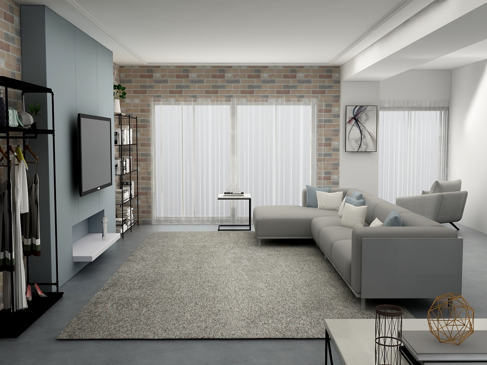 岳雷-丹妮雪诺模仿富兴效果图-装修设计方案