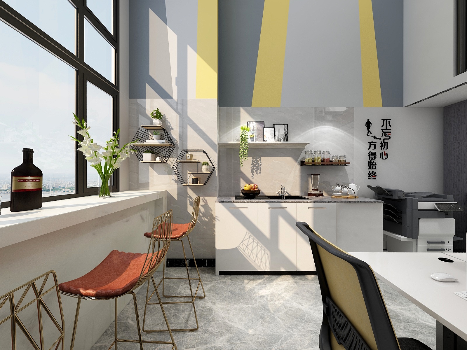 聚轩装饰Li-香江国际金融中心3栋2018室-装修设计方案