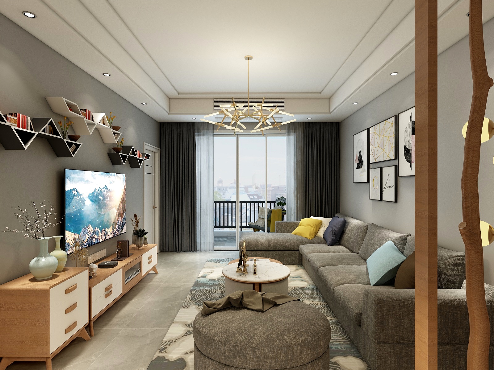 文刂三-星澜汇4号户型-装修设计方案