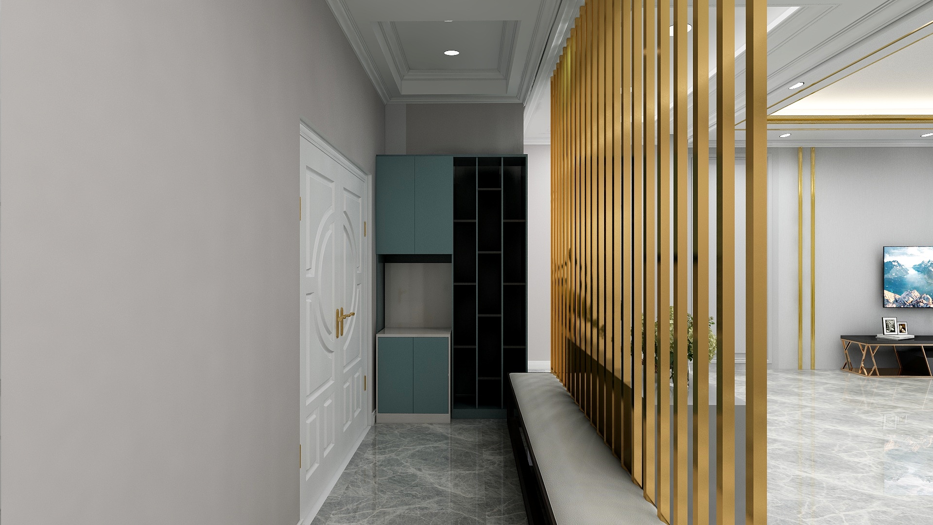 tyroy88-260平方自建套房法式轻奢-副本-装修设计方案