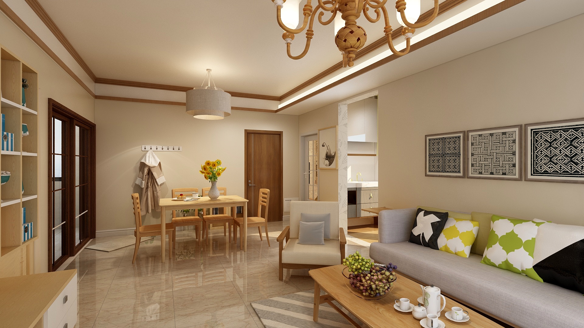 张越-绿城18#d—1-装修设计方案