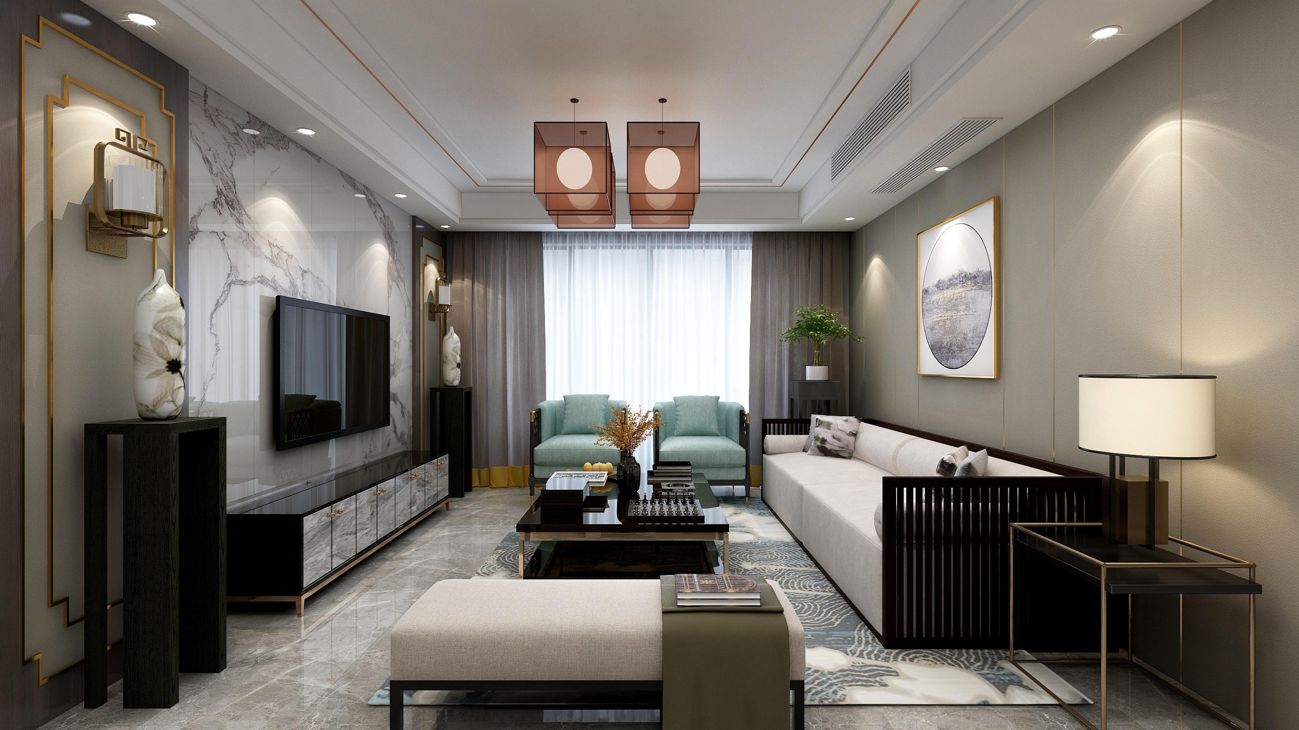 Mike大卫-金仓华府-设计师张令帅-装修设计方案