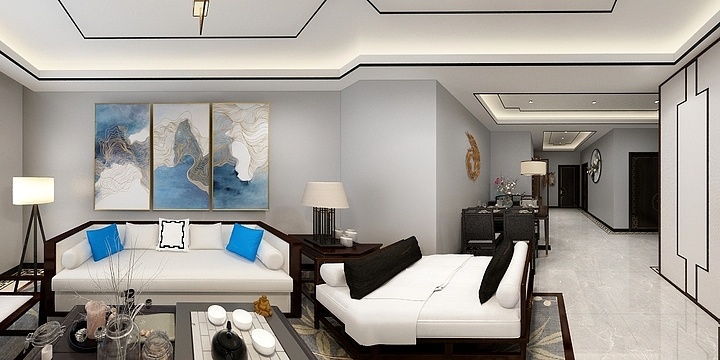 130****1230nkhx-锦绣花园新中式-装修设计方案