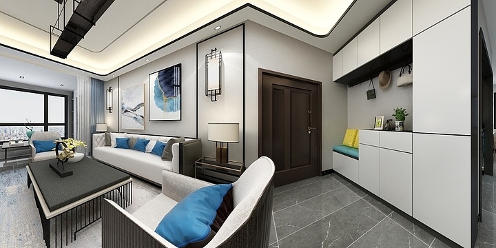 设计师0TB-121~fengman-现代中式-装修设计方案