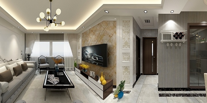 吴传昆-德兴装饰――天成丽景花园24幢310户型效果-装修设计方案