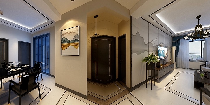 张涛-华亭郭A户型-装修设计方案