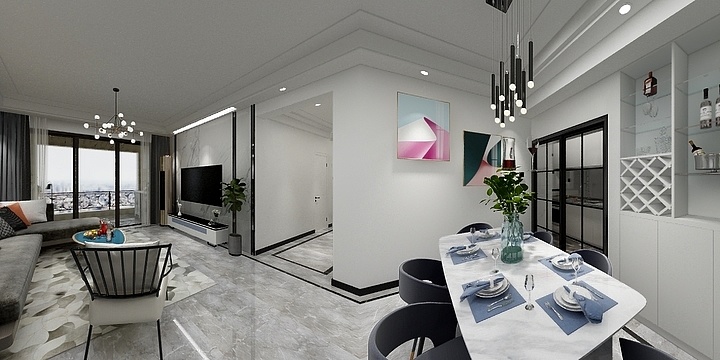 明月照高楼-清泉5-3002-装修设计方案