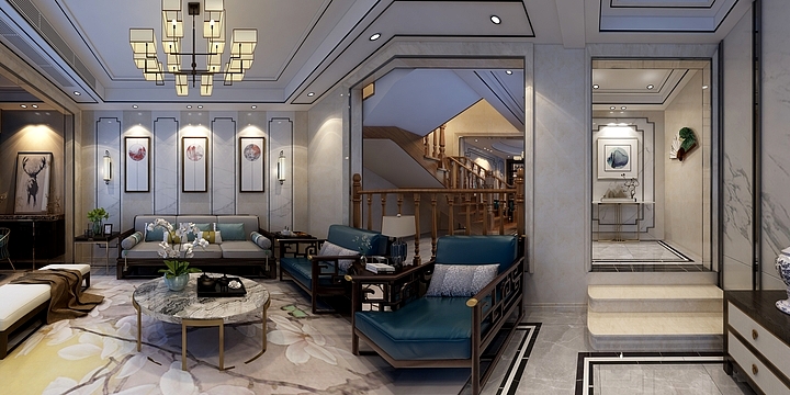 无锡58装饰设计-华府庄园.陈总雅居-《徐祥作品》--装修设计方案