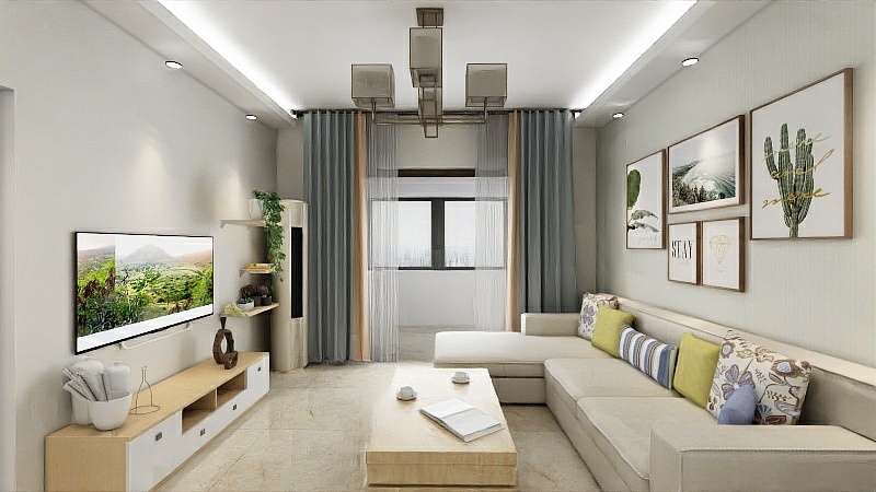 花蝴蝶装饰一陈章-圆融效果-装修设计方案