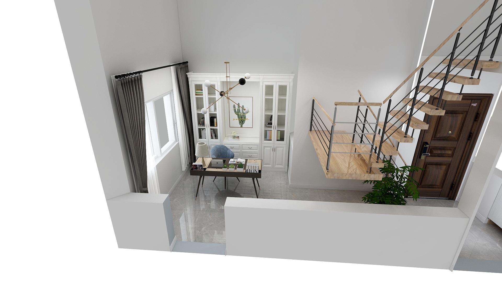 和易装饰-金地艺城华府效果图-楼梯间-装修设计方案