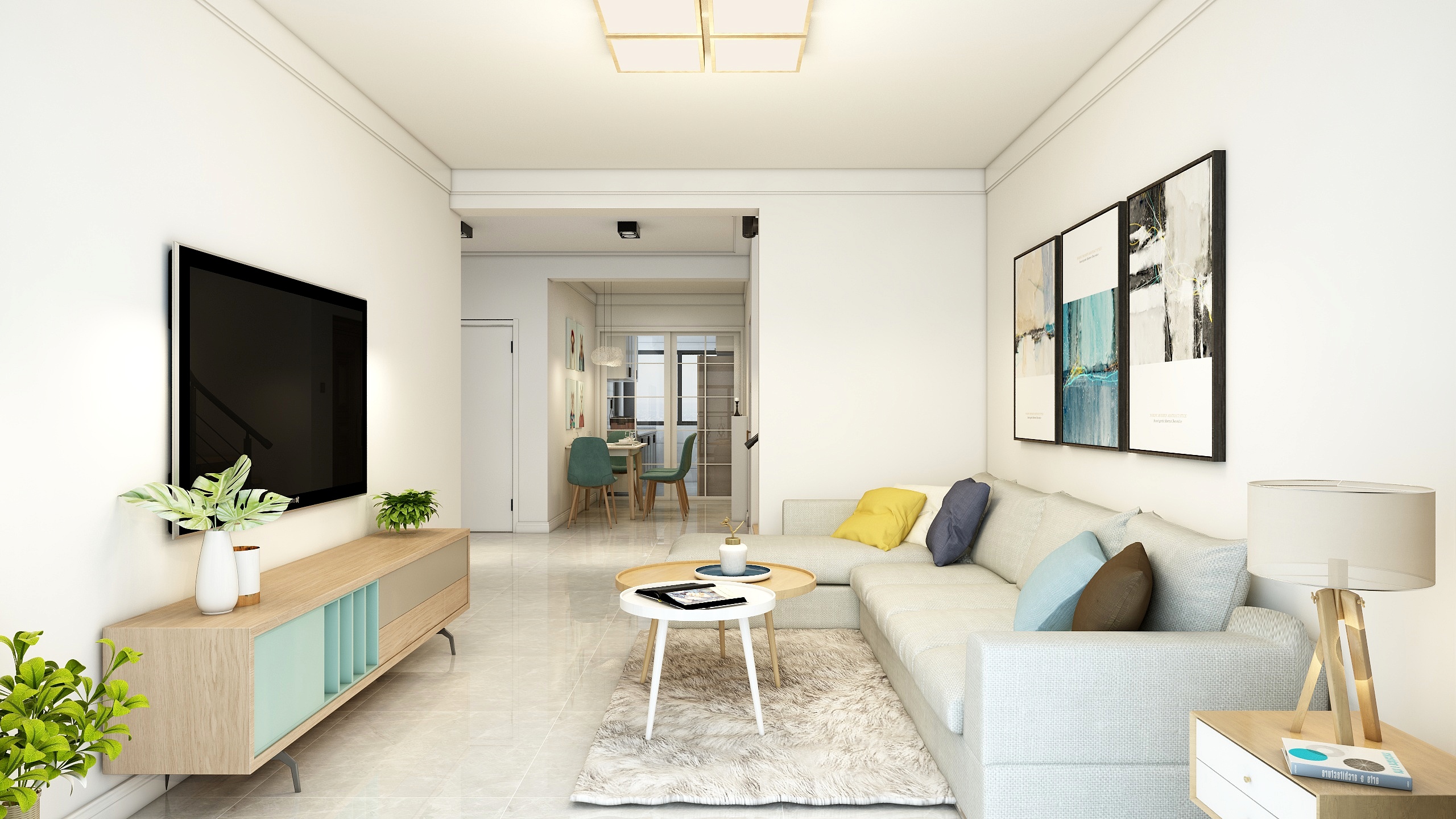 忠伟效果图-碧水郦城阁楼（业主微信：胜者为王）-装修设计方案