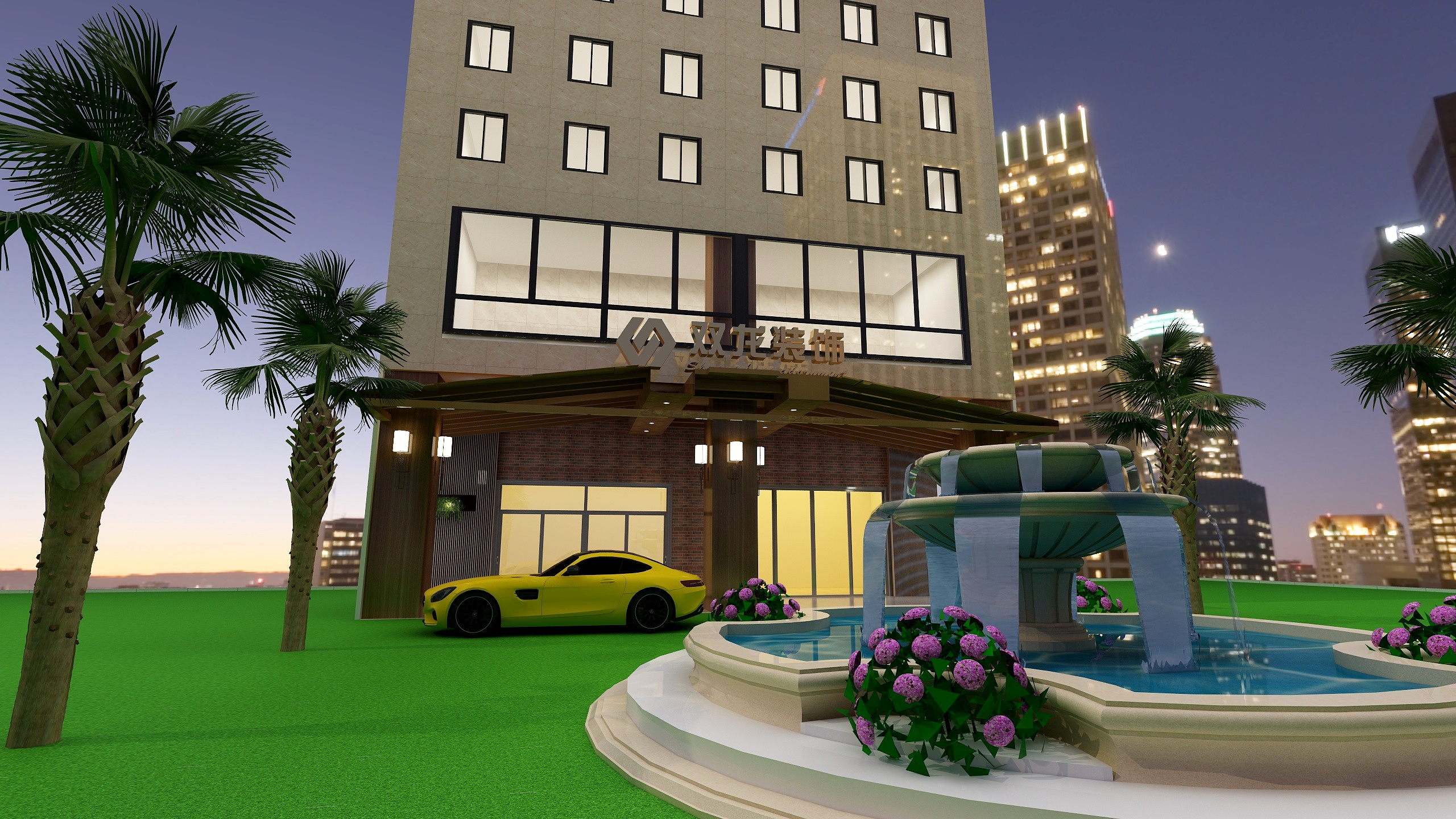 阿鹏Designer-酒店外观-装修设计方案