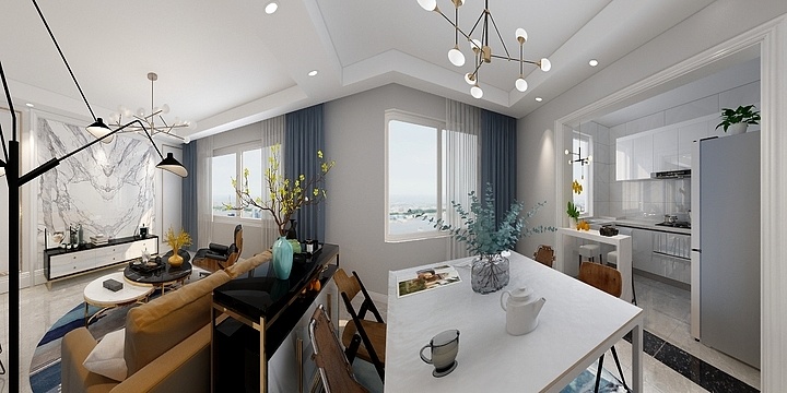 红旗装饰11-旺族雅苑18#1004-装修设计方案