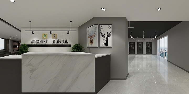 鐸YXAx-门业展厅-装修设计方案