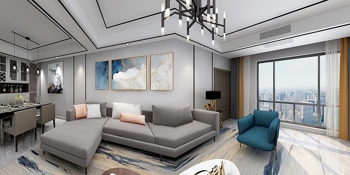 炅楷四象空间局-一品天下1-2-703-现代-装修设计方案