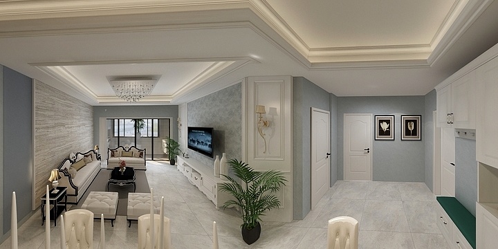 墨子言-蓝泊弯-装修设计方案