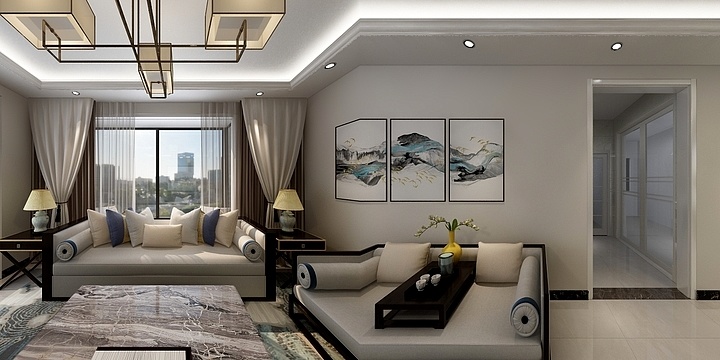 花草时间2018-加州---现代中式-装修设计方案