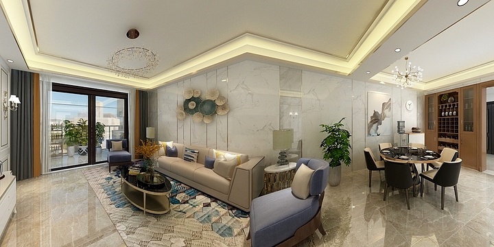 王鹏辉-隆腾盛世1栋2601号黄先生雅居-装修设计方案