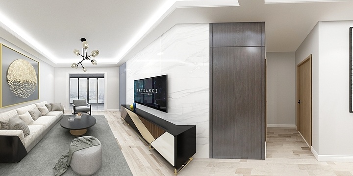 巢庭设计-路东17-1-403户型-装修设计方案