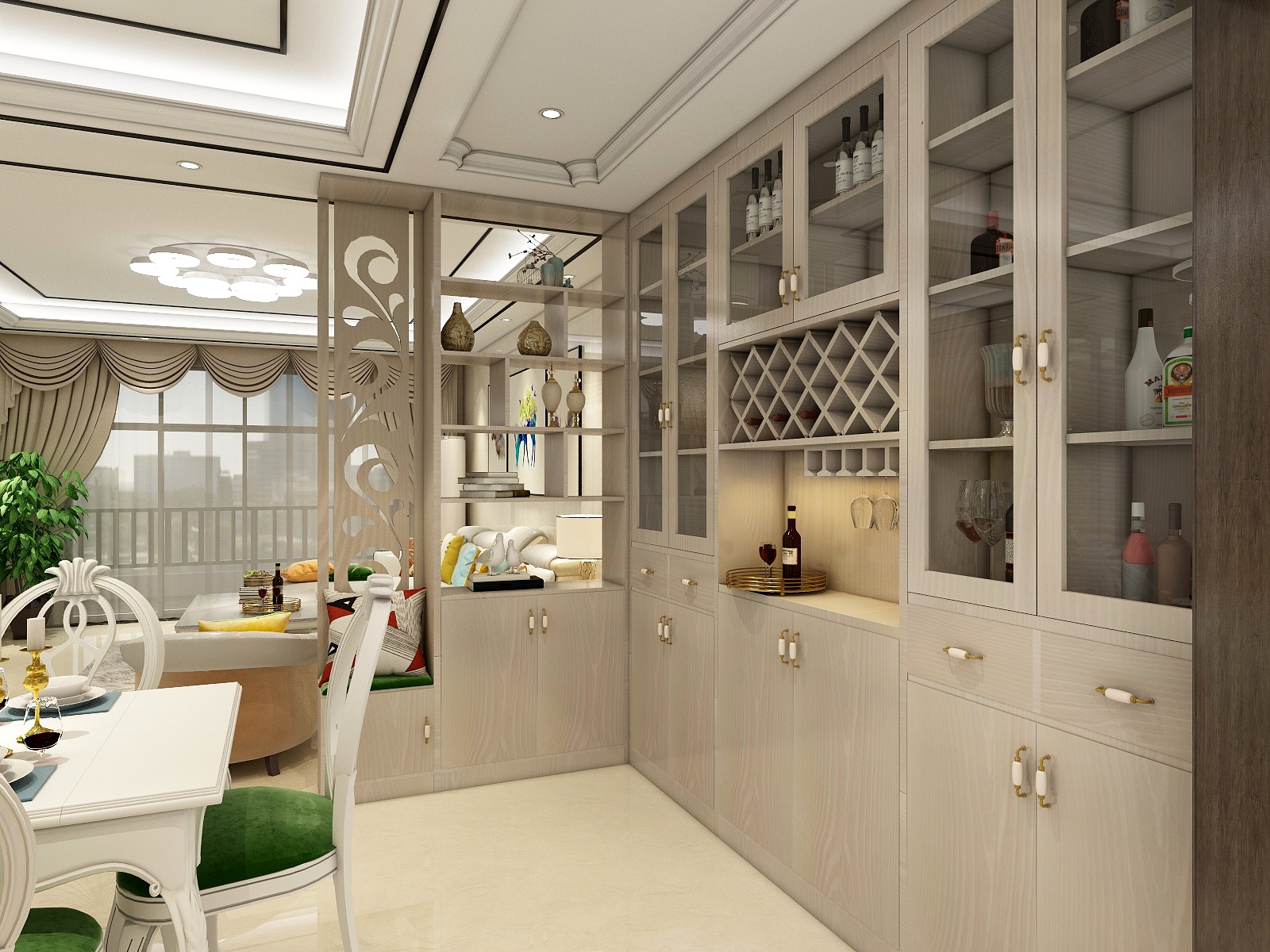 设计|梁工-140方简约欧式三居-装修设计方案