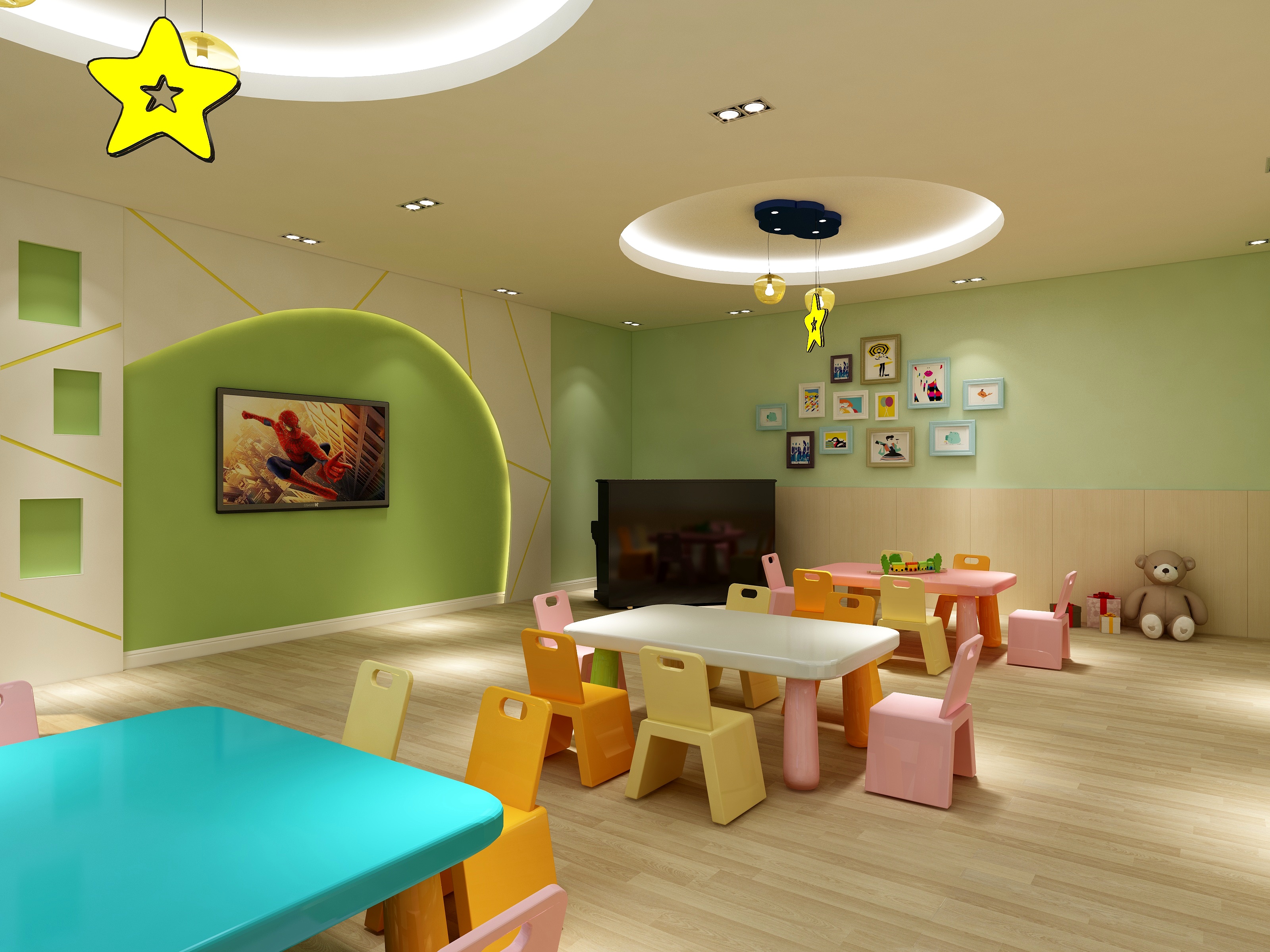 张晶晶-工装幼儿园教室-装修设计方案
