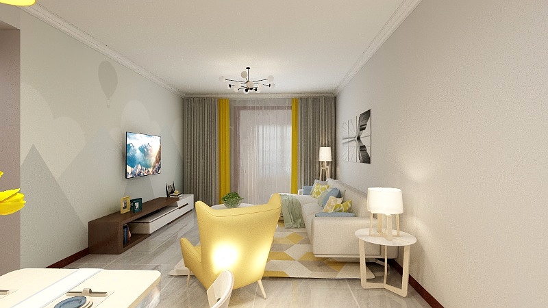 默鸣奇妙-金香郁97平米-装修设计方案