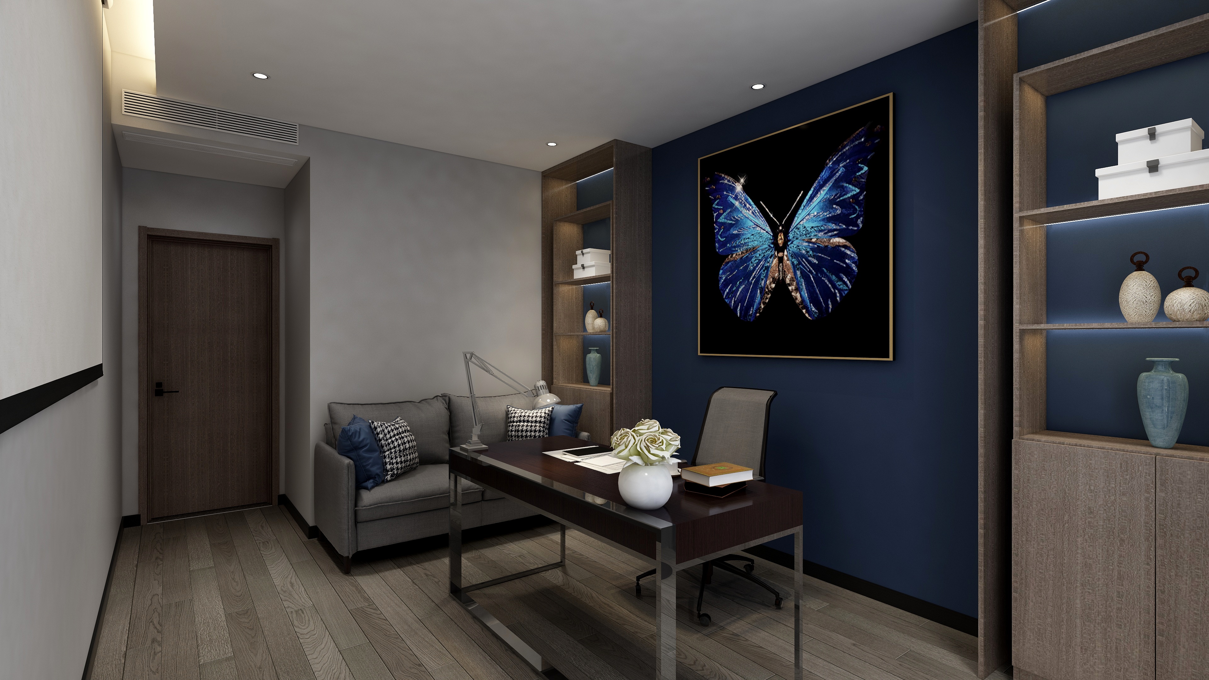 王津津-257方现代五居装修效果图