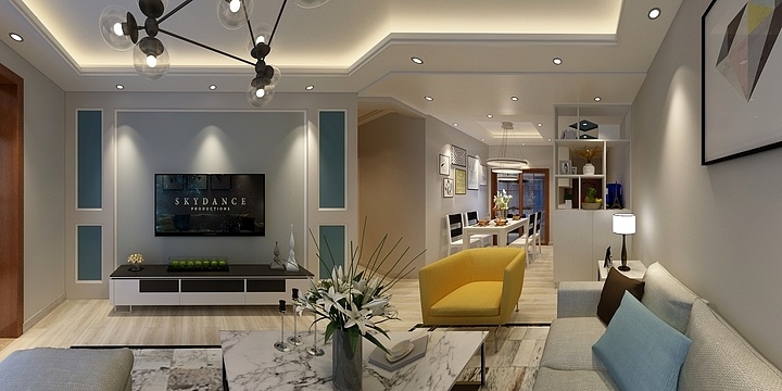 亿家旺装饰-贵阳恒大都汇广场12-装修设计方案