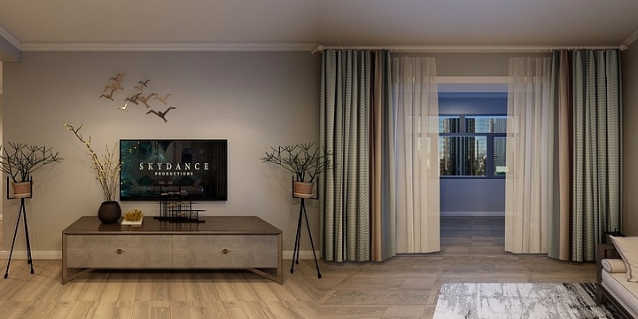 杨淑艳-阅海万家甄先生福宅效果图-装修设计方案