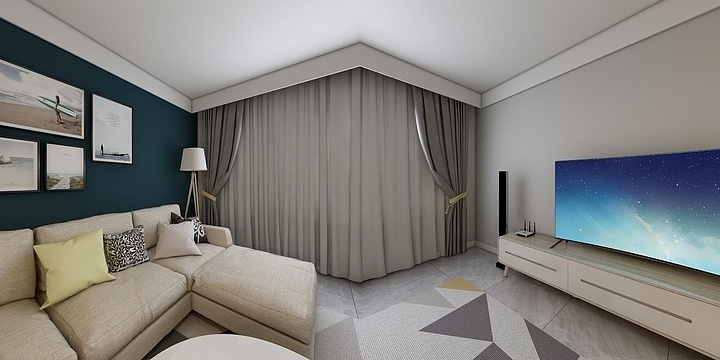 Augustine丶Zhang-北欧风-装修设计方案