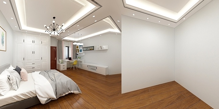 李小姐-金棕桐湾2楼左房-装修设计方案