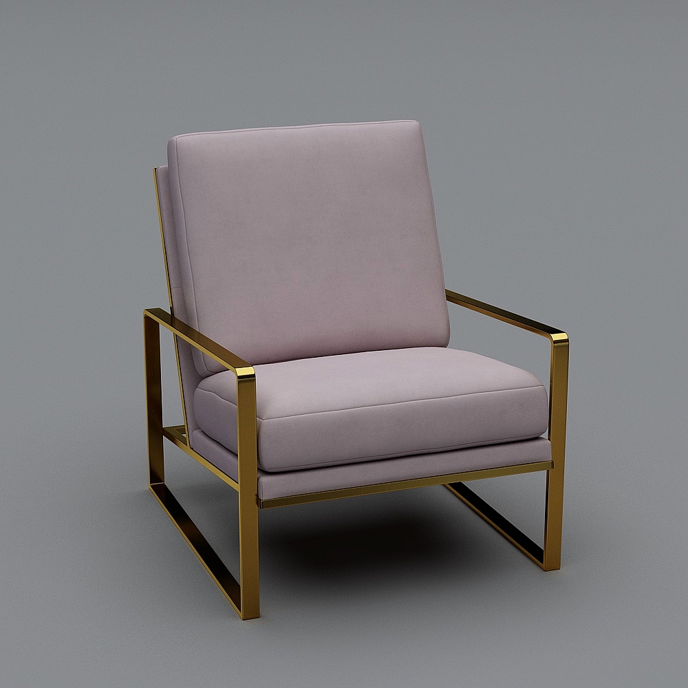 1808-休闲椅3D模型