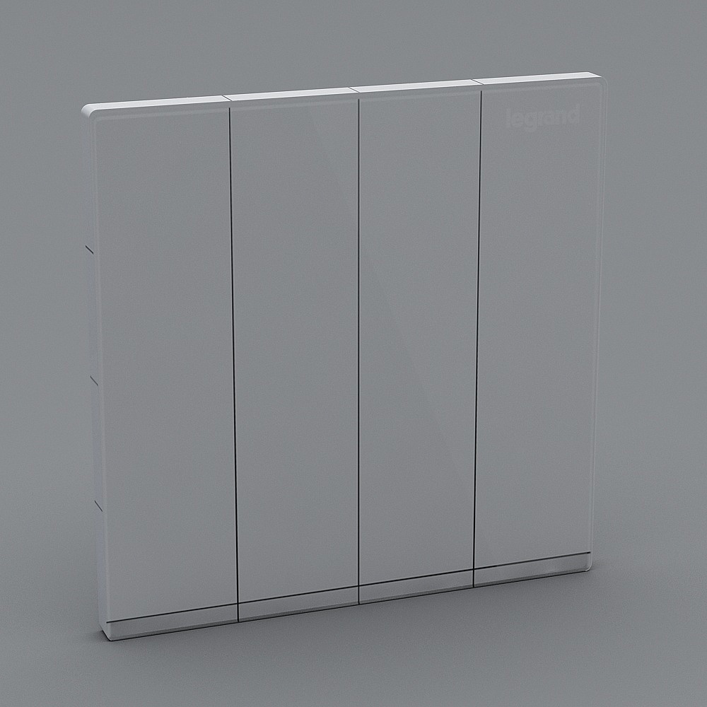 罗格朗-K83423D-开关3D模型