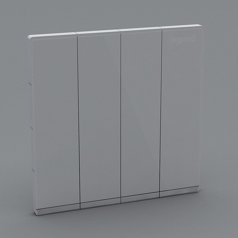 罗格朗-K83412D-开关3D模型