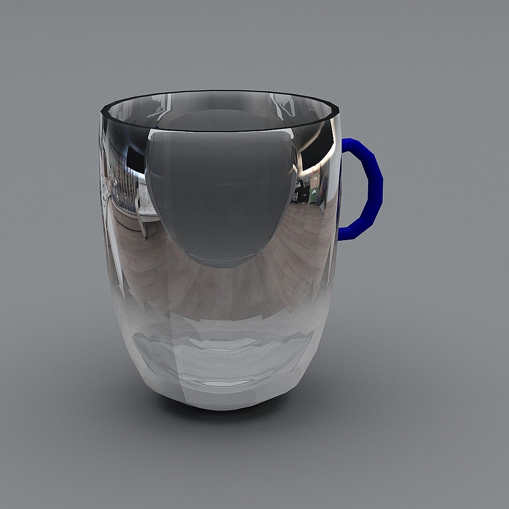 心情高硼硅指环杯-马克杯3D模型